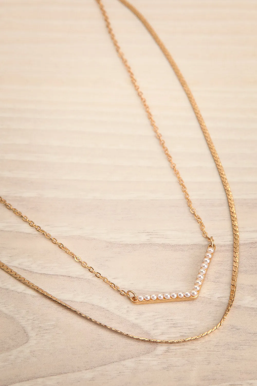 Kralyor | Layered Chain Necklace w/ Pendant