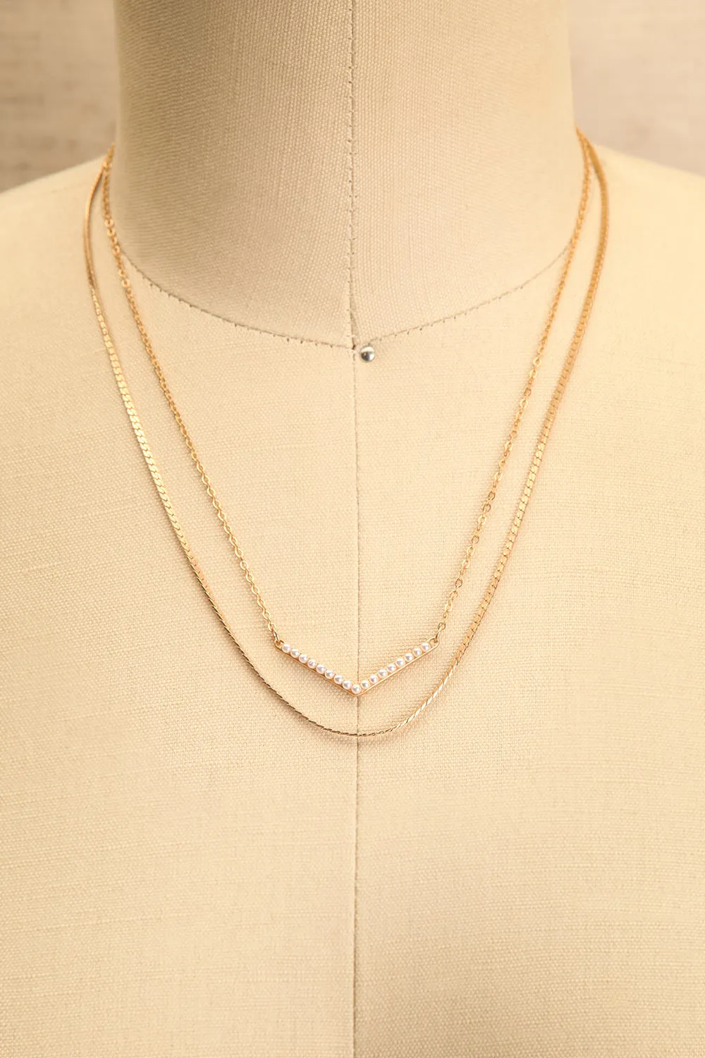 Kralyor | Layered Chain Necklace w/ Pendant
