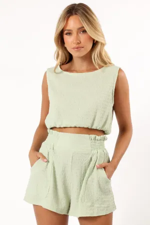 Kylie Short Set - Mint Green