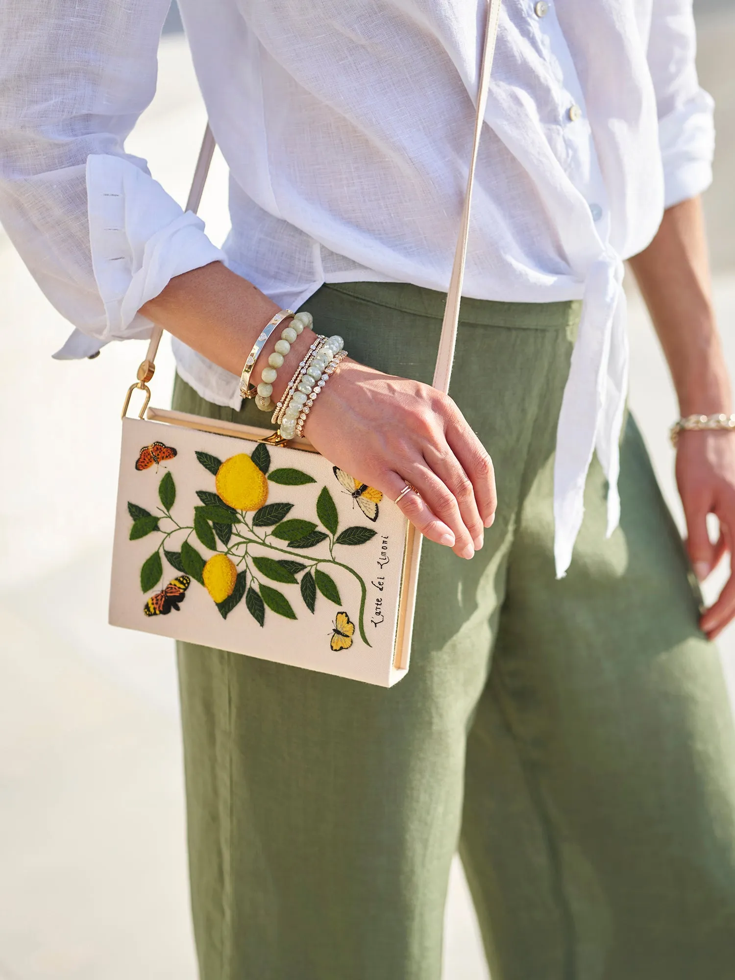 Lemons & Butterflies Book Clutch