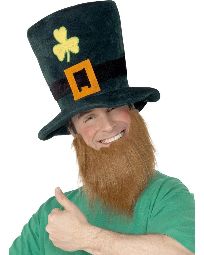 Leprechaun Hat with attached Beard