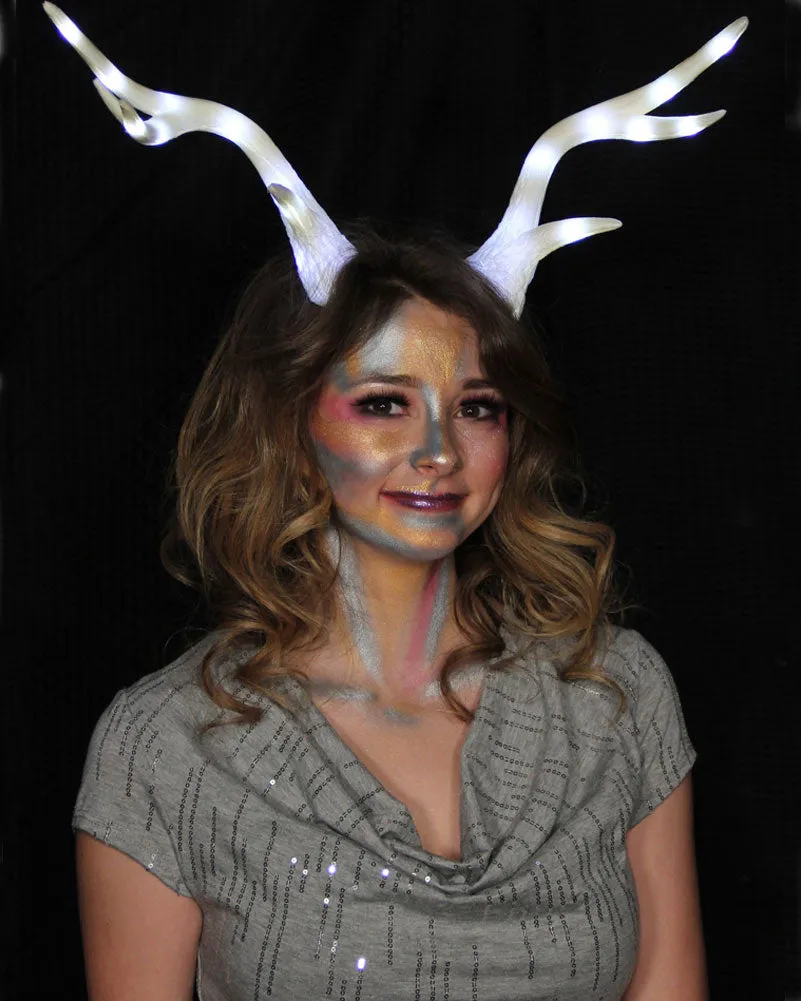 Light-Up Deer Antler White Lumenhorns