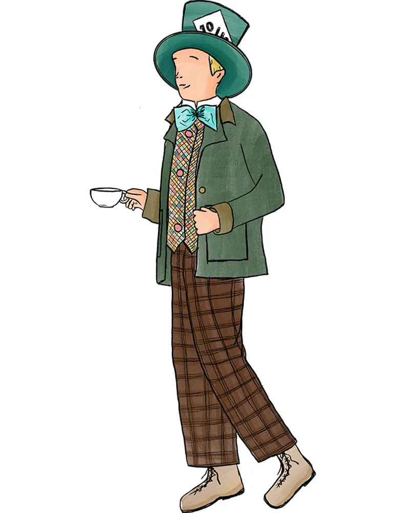Maddest Hatter Deluxe Kids Costume