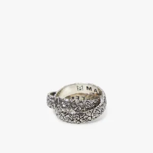 MAPLE Floral Linked Ring / Silver .925
