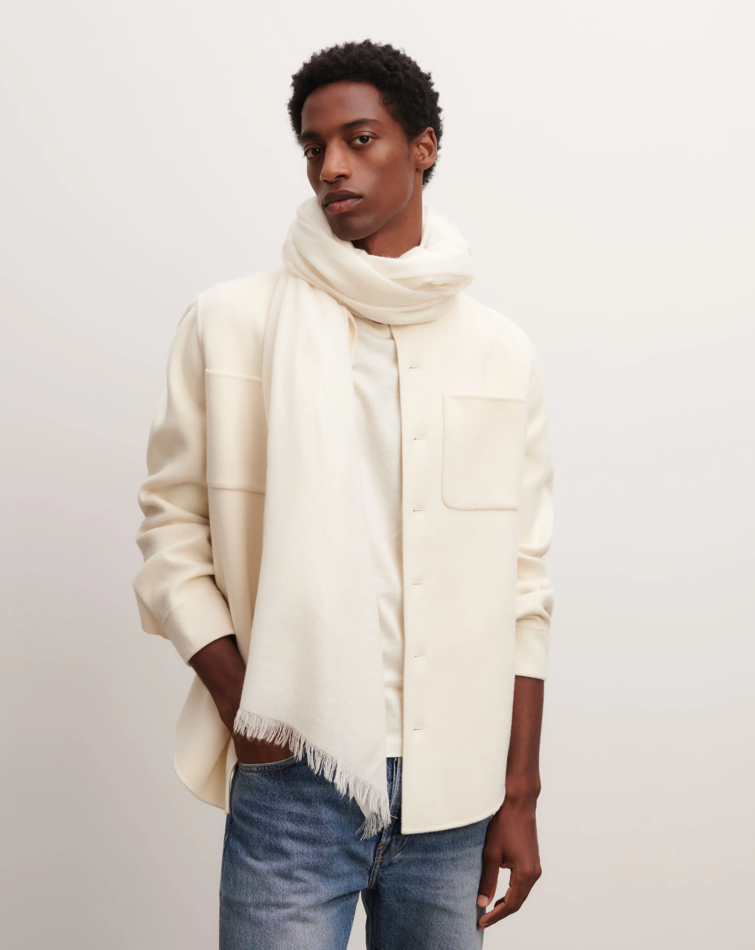 Maxi voile stole Eric Bompard