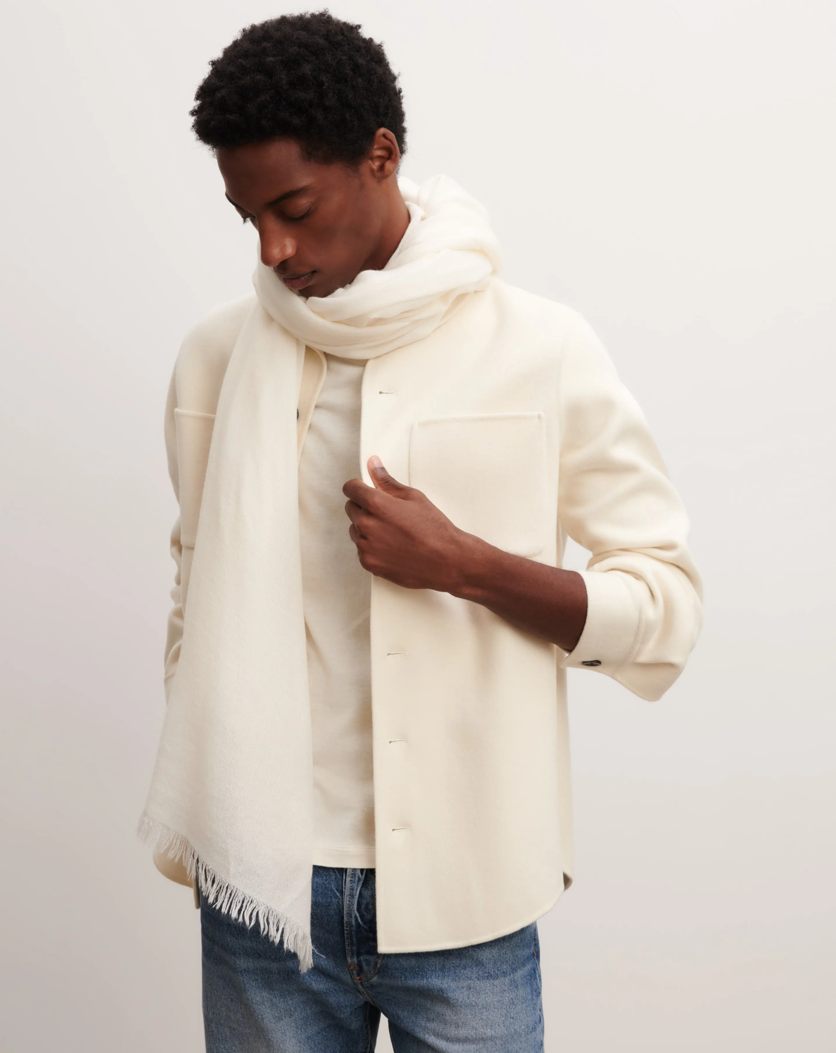 Maxi voile stole Eric Bompard