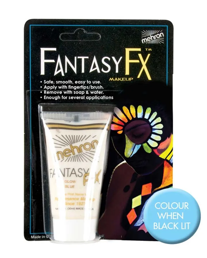 Mehron Fluoro Black Light Blue Makeup 30ml