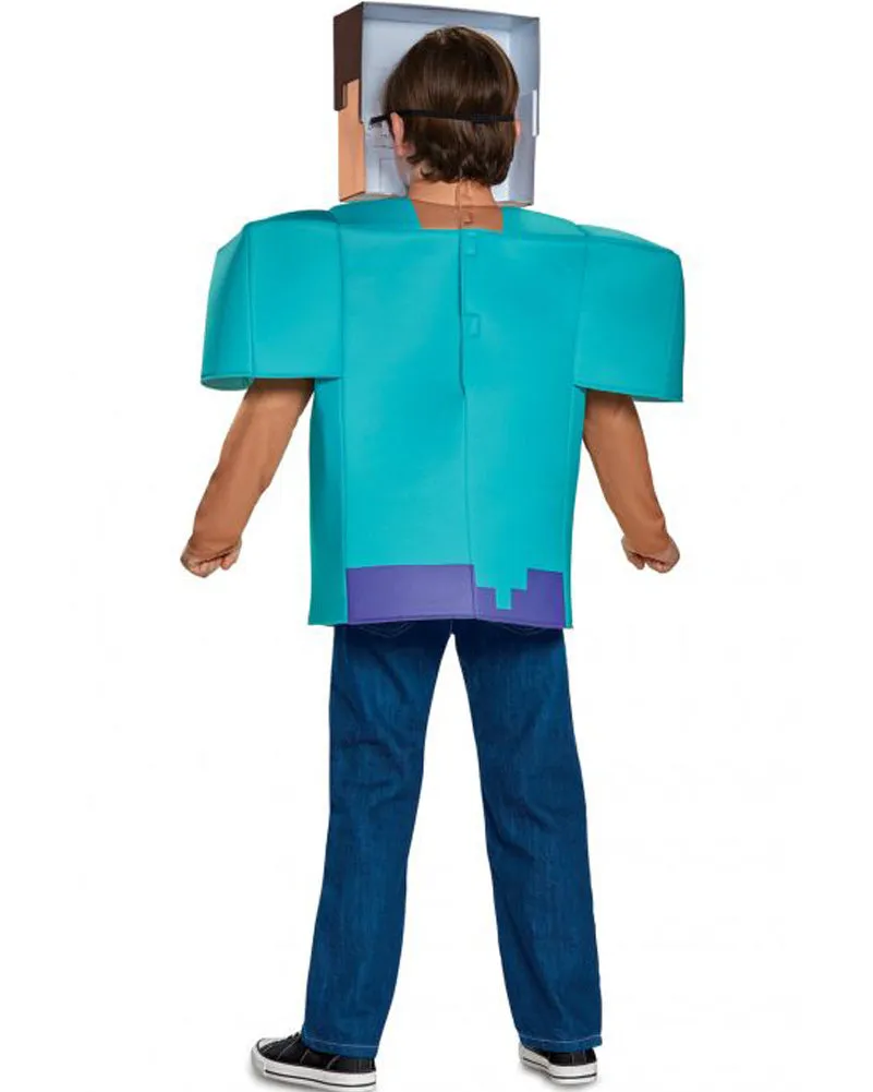 Minecraft Steve Classic Boys Costume