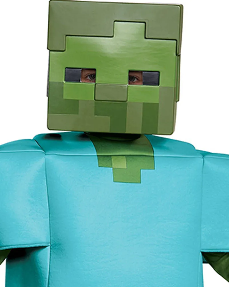 Minecraft Zombie Steve Classic Boys Costume