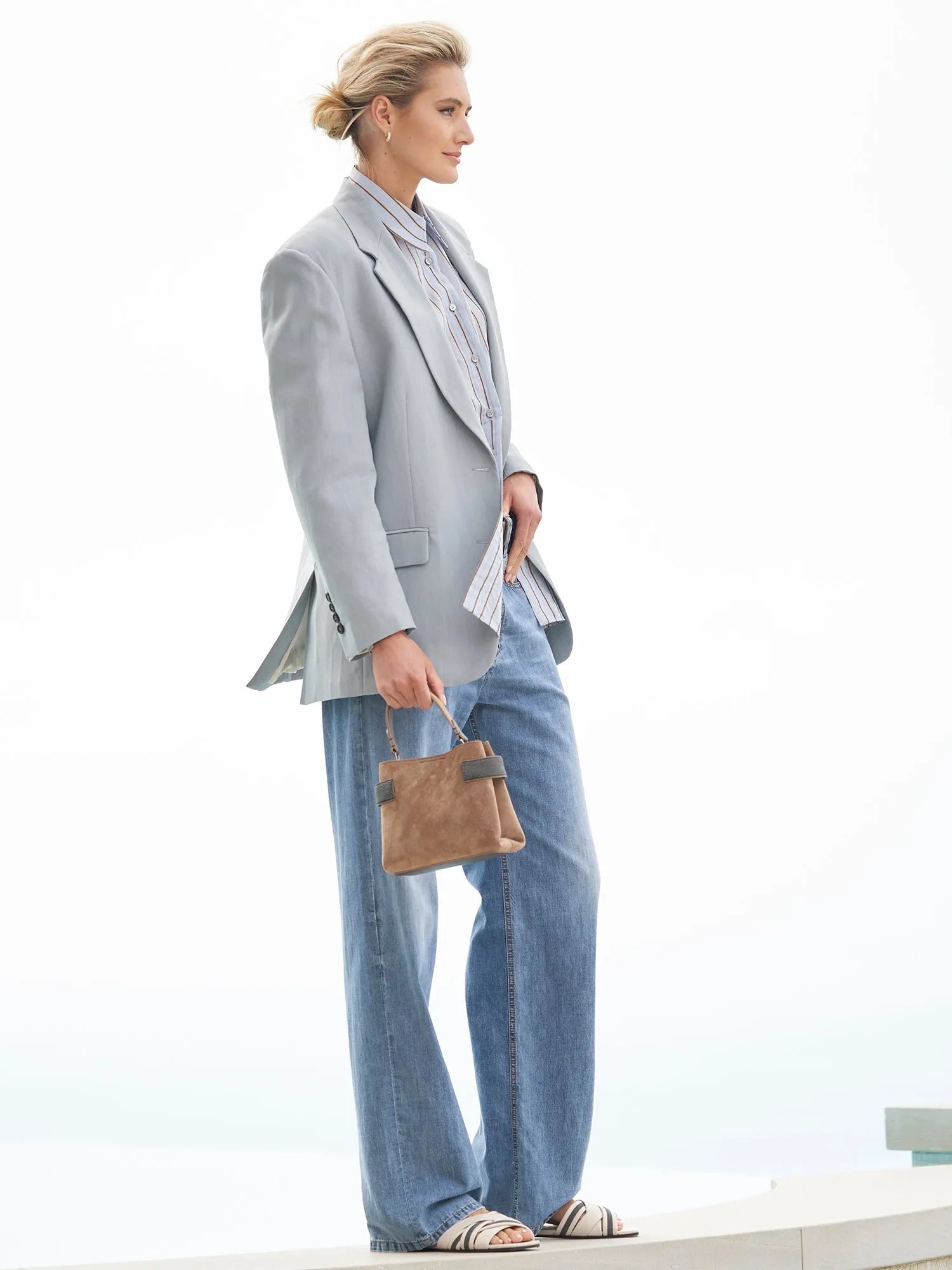 Mini Suede Monili Bag