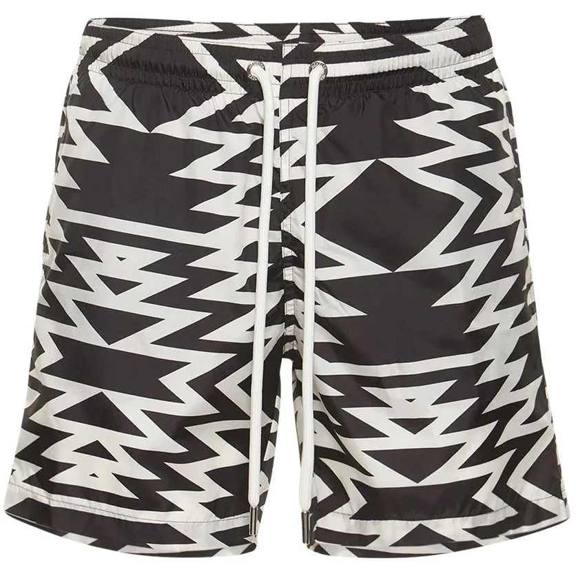 Moncler Black & White Swimshorts