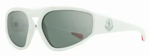 Moncler Men's Pentagra Sunglasses ML0248 21C White 62mm