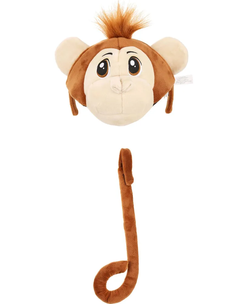 Monkey Plush Headband and Tail Deluxe Set