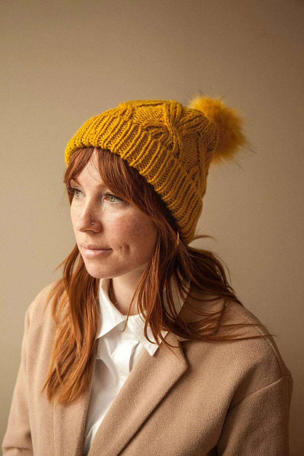 Muscaa Green | Knit Tuque w/ Pompom
