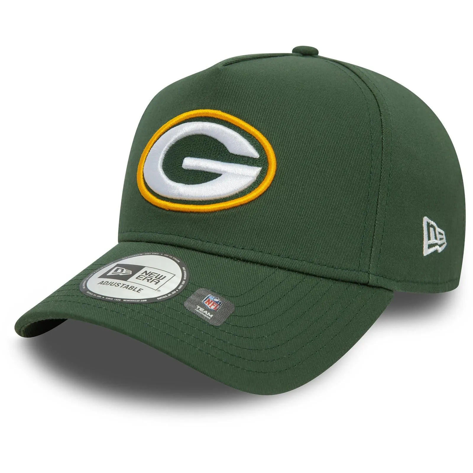 New Era Mens 9FORTY Green Bay Packers Snapback Cap - Dark Green