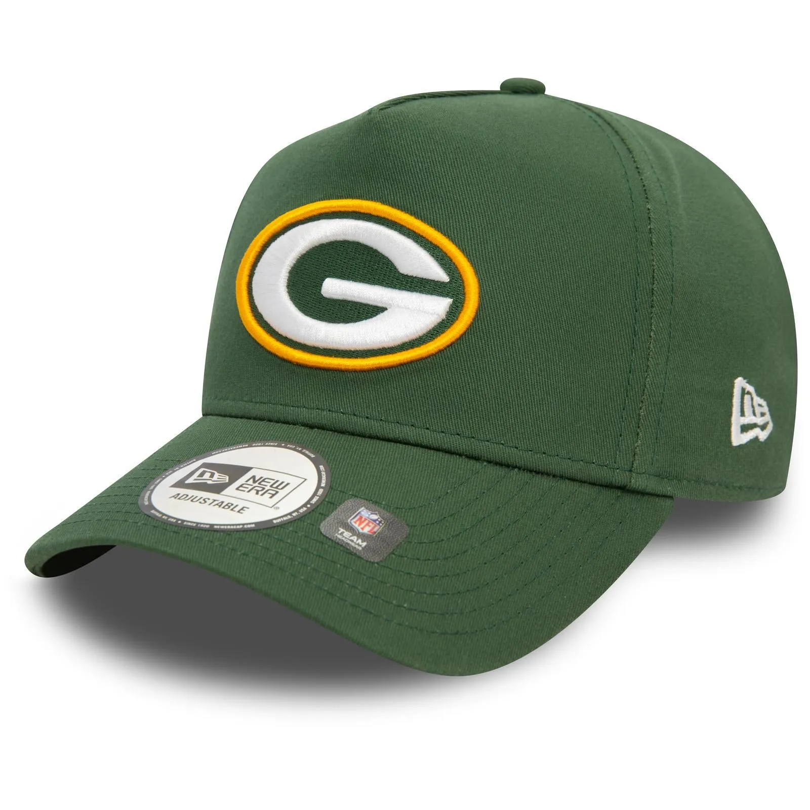 New Era Mens 9FORTY Green Bay Packers Snapback Cap - Dark Green