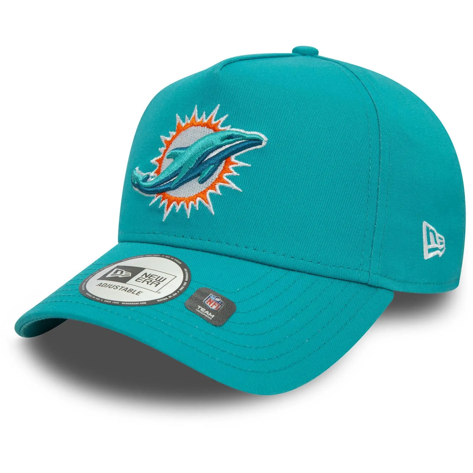 New Era Mens 9FORTY Miami Dolphins NFL Snapback Cap - Turquoise