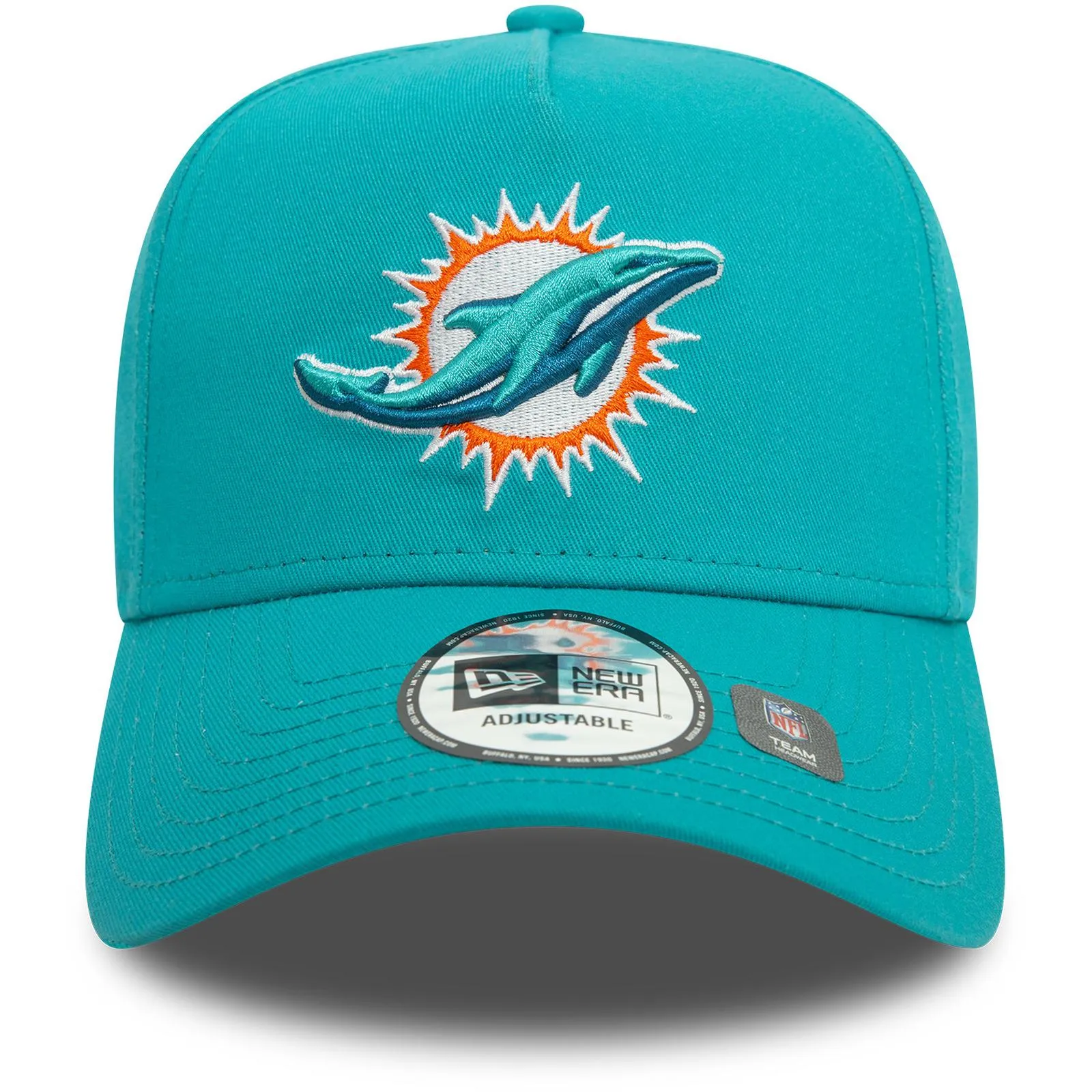 New Era Mens 9FORTY Miami Dolphins NFL Snapback Cap - Turquoise