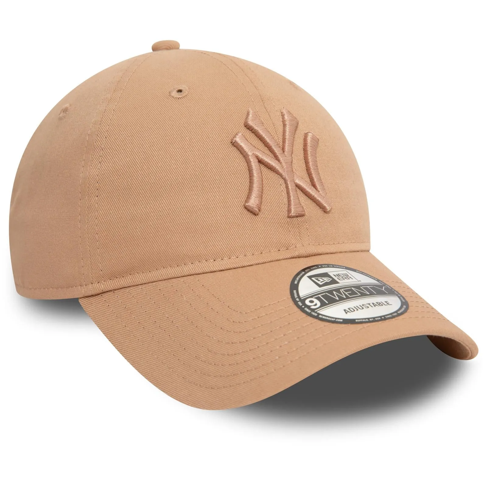 New Era Mens 9FORTY New York Yankees League Essential Cap - Beige