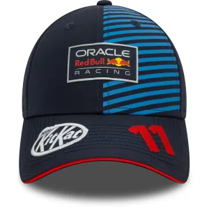 New Era Mens 9FORTY Red Bull Racing Sergio Perez Baseball Cap - Blue
