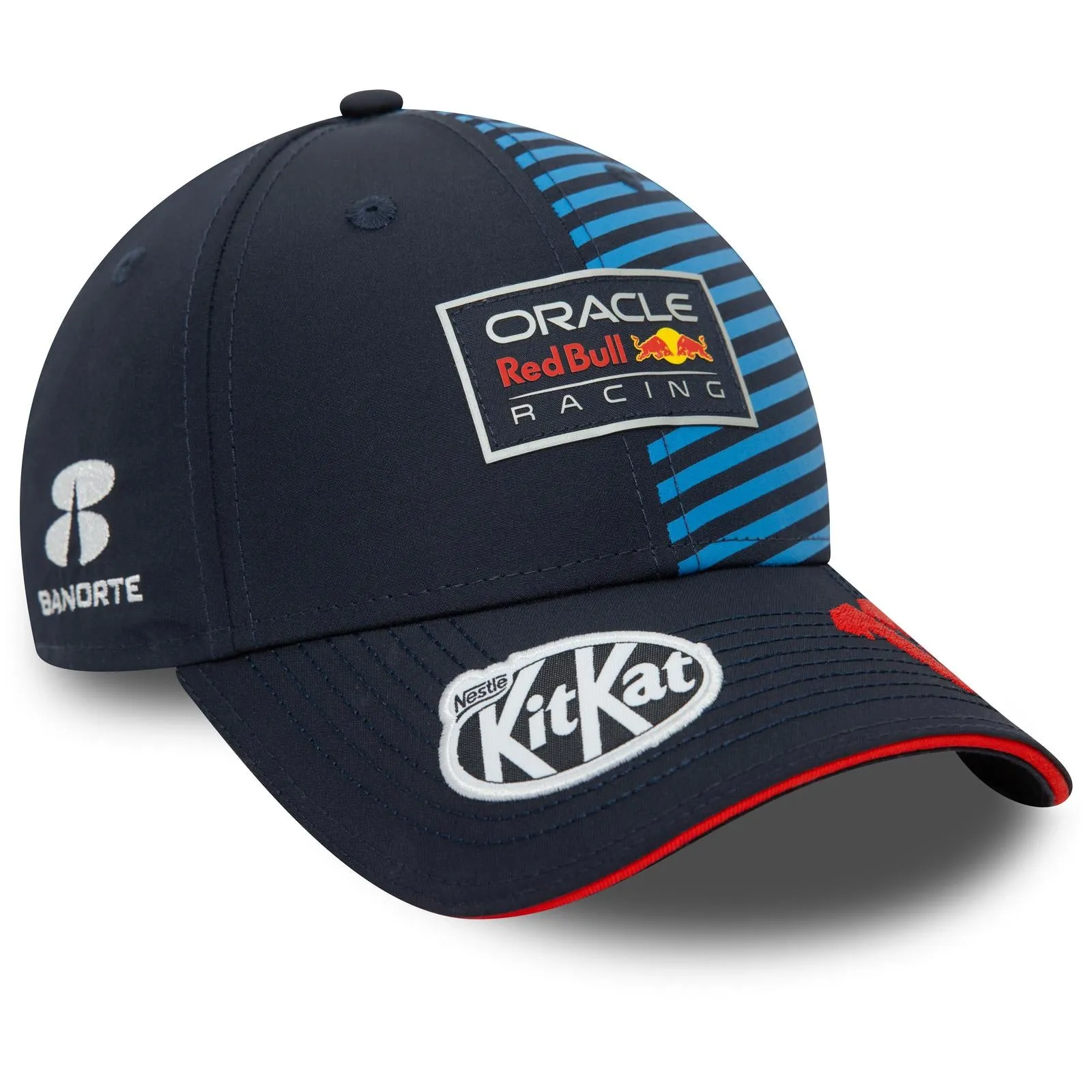 New Era Mens 9FORTY Red Bull Racing Sergio Perez Baseball Cap - Blue