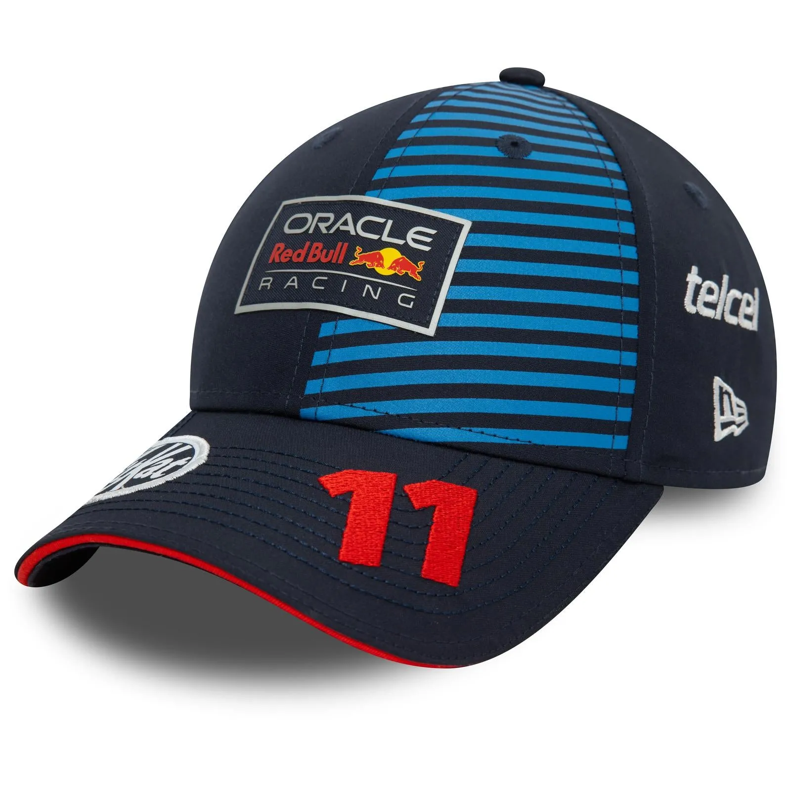 New Era Mens 9FORTY Red Bull Racing Sergio Perez Baseball Cap - Blue