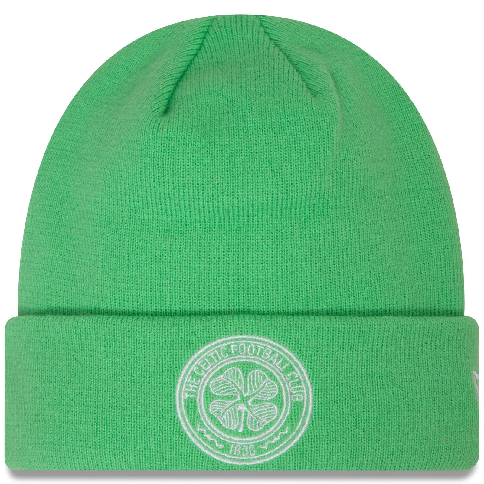 New Era Mens Celtic FC Seasonal Cuff Beanie Hat - Green
