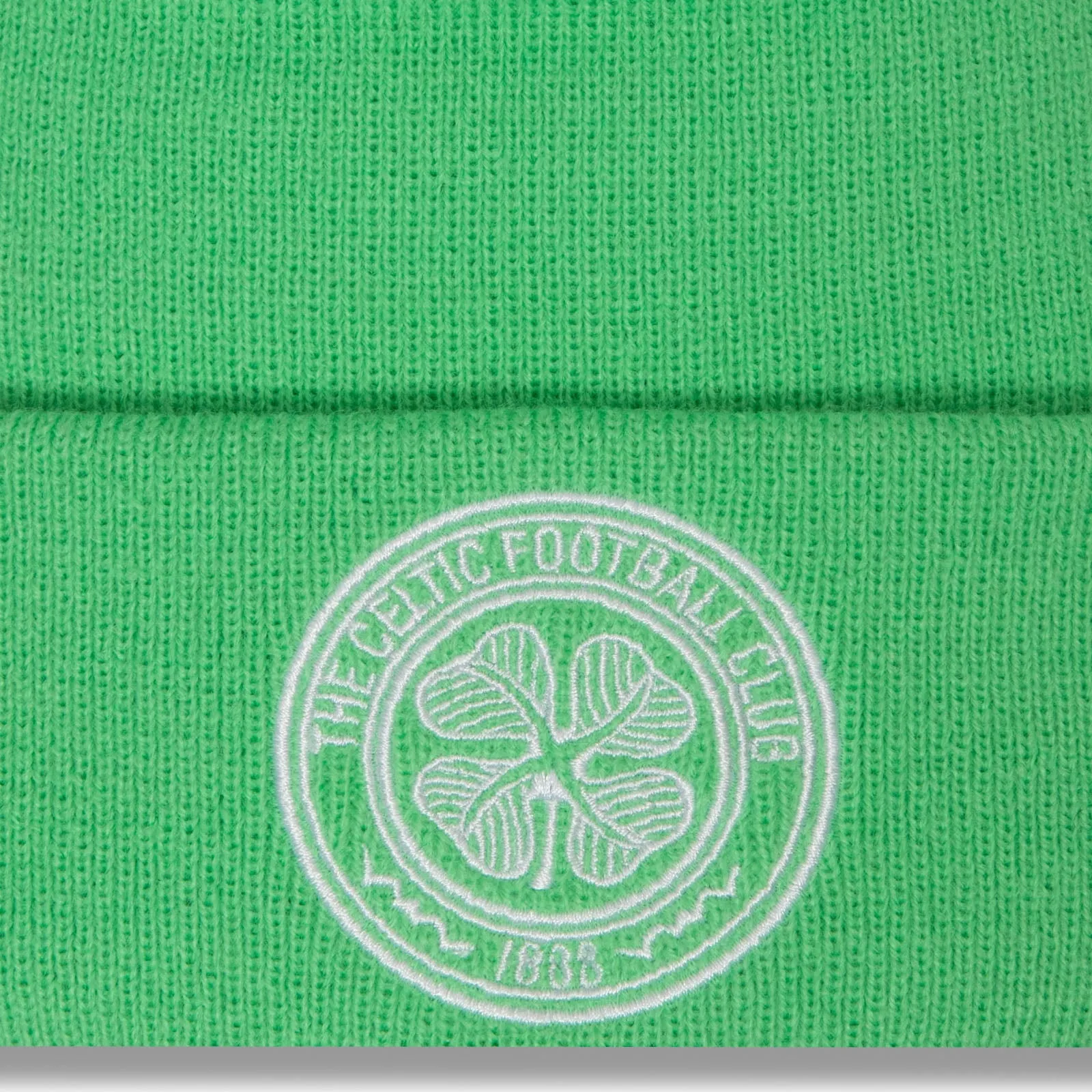 New Era Mens Celtic FC Seasonal Cuff Beanie Hat - Green