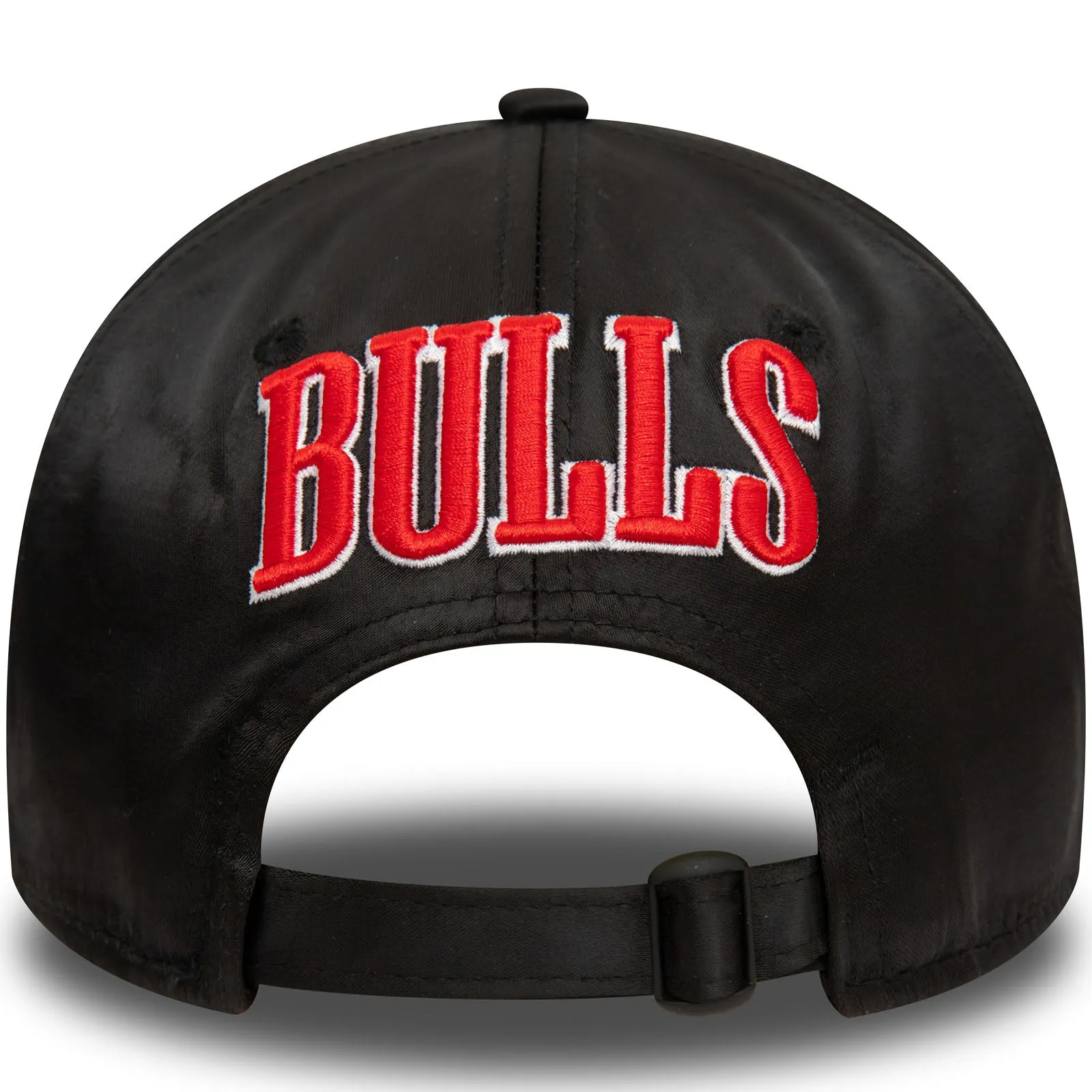 New Era Mens Chicago Bulls NBA Satin 9TWENTY Baseball Cap - Black