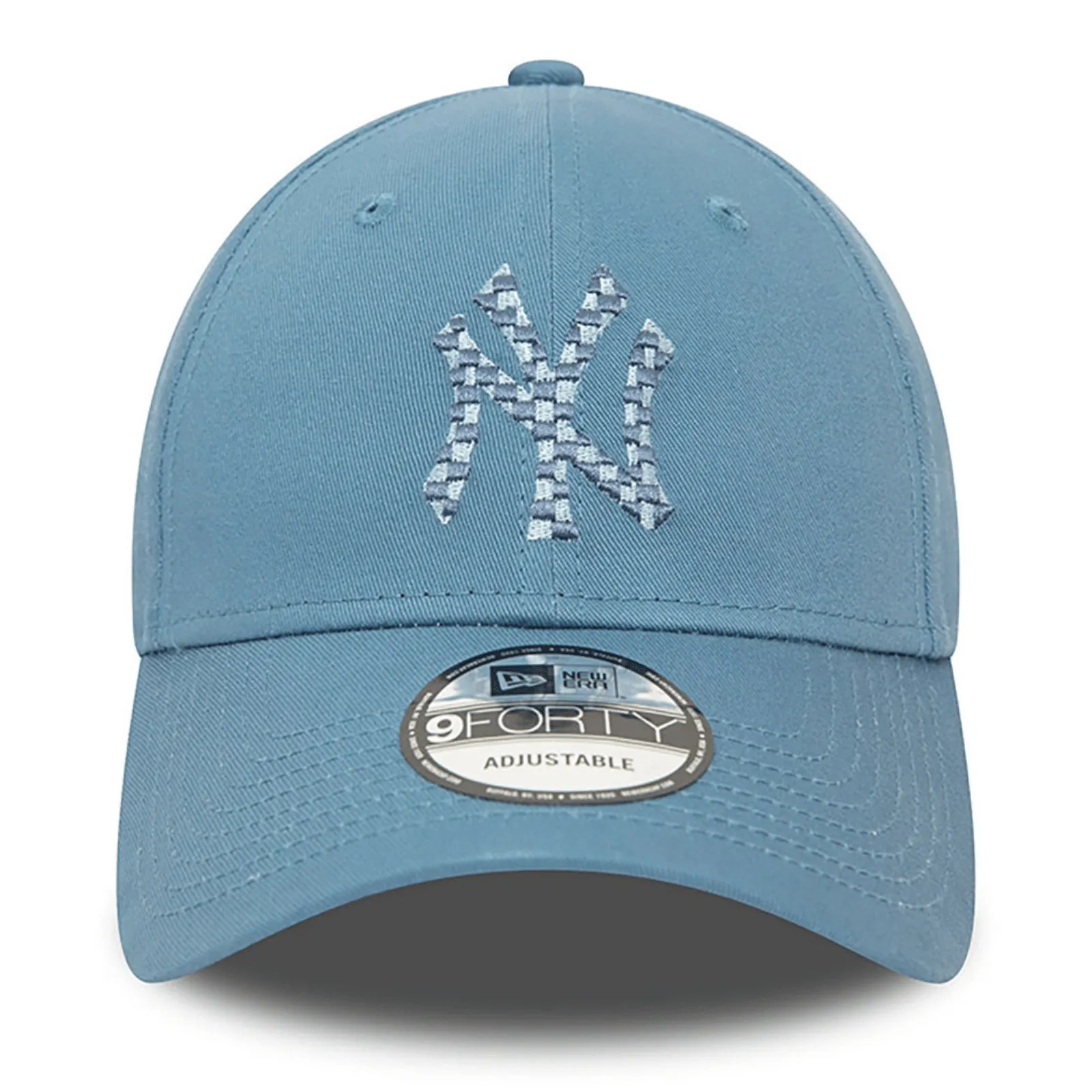 New Era Mens New York Yankees Seasonal Infill 9FORTY Baseball Cap - Blue