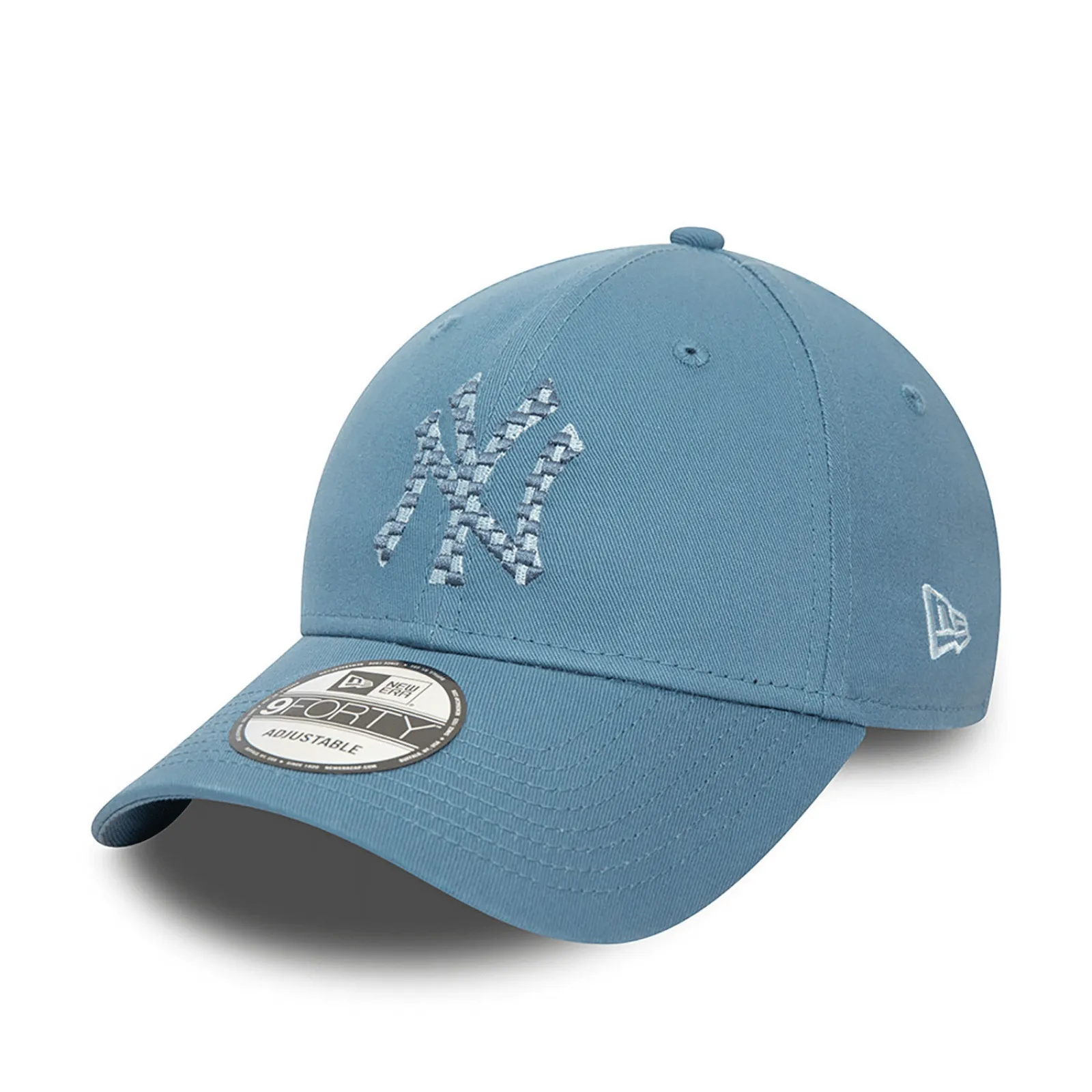 New Era Mens New York Yankees Seasonal Infill 9FORTY Baseball Cap - Blue