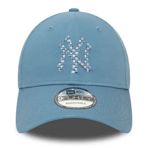 New Era Mens New York Yankees Seasonal Infill 9FORTY Baseball Cap - Blue