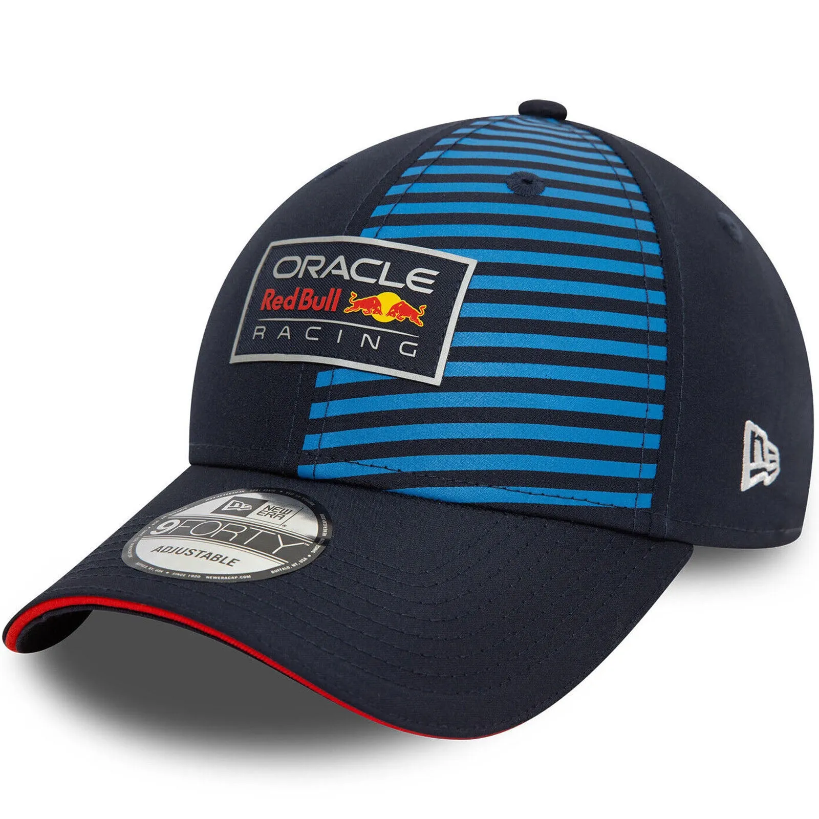 New Era Mens Red Bull Racing Team 9FORTY Snapback Cap - Blue