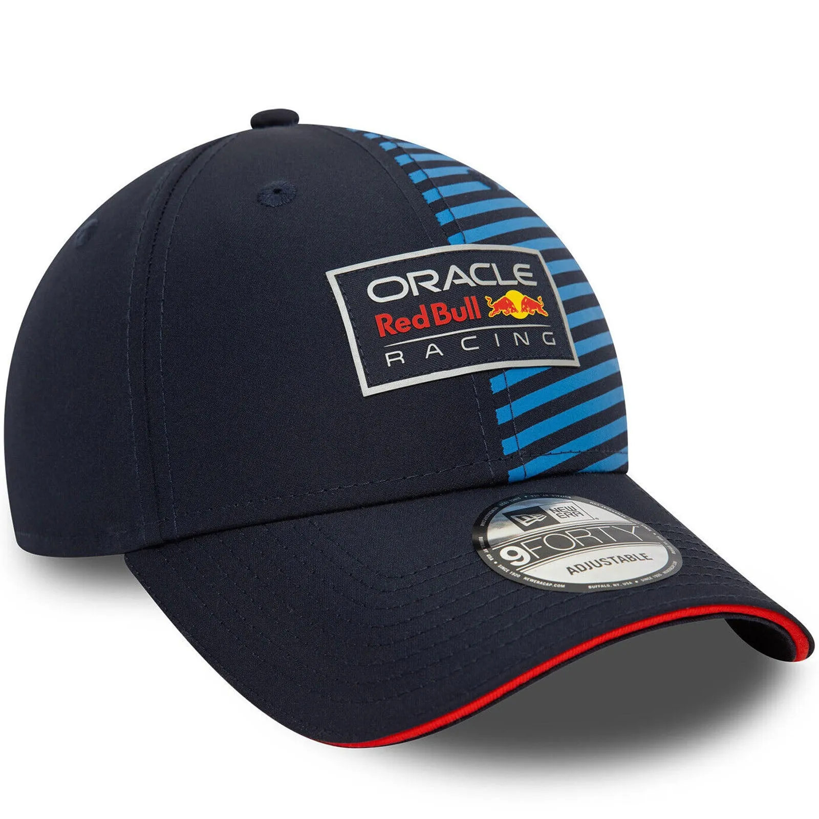 New Era Mens Red Bull Racing Team 9FORTY Snapback Cap - Blue