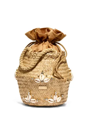Nina Bud Seagrass Handbag