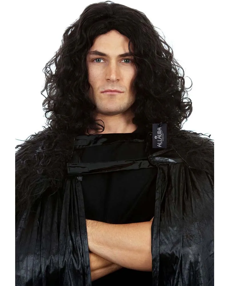 Northern King Long Black Wig