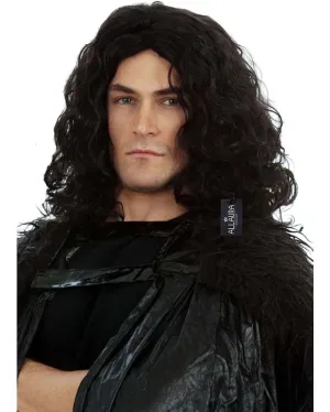 Northern King Long Black Wig