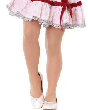 Nude Opaque Girls Tights