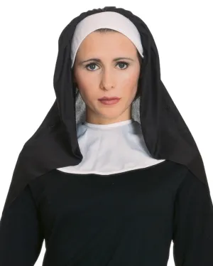 Nun Habit Headpiece And Collar Set