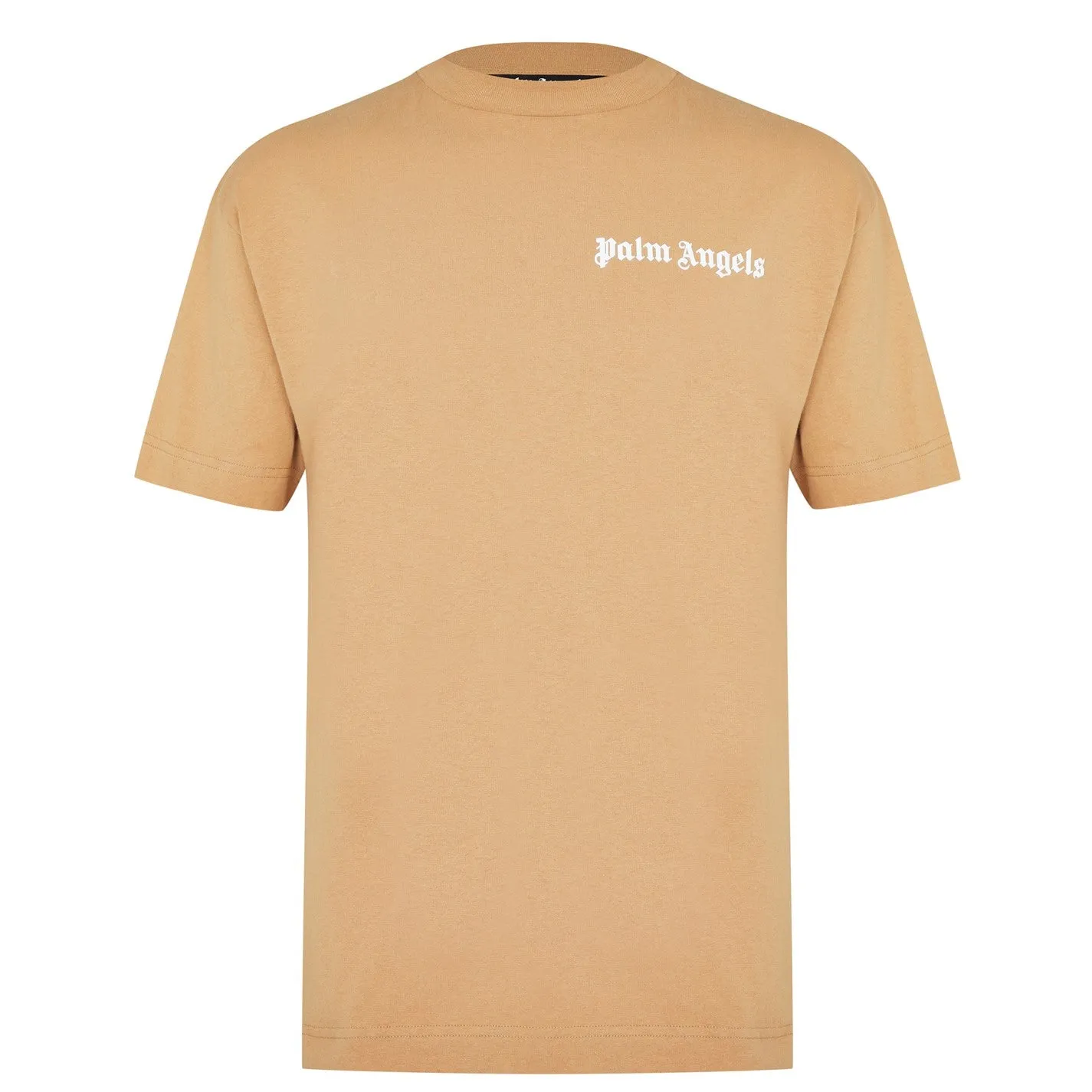 Palm Angels Tan Basic Logo T-Shirt