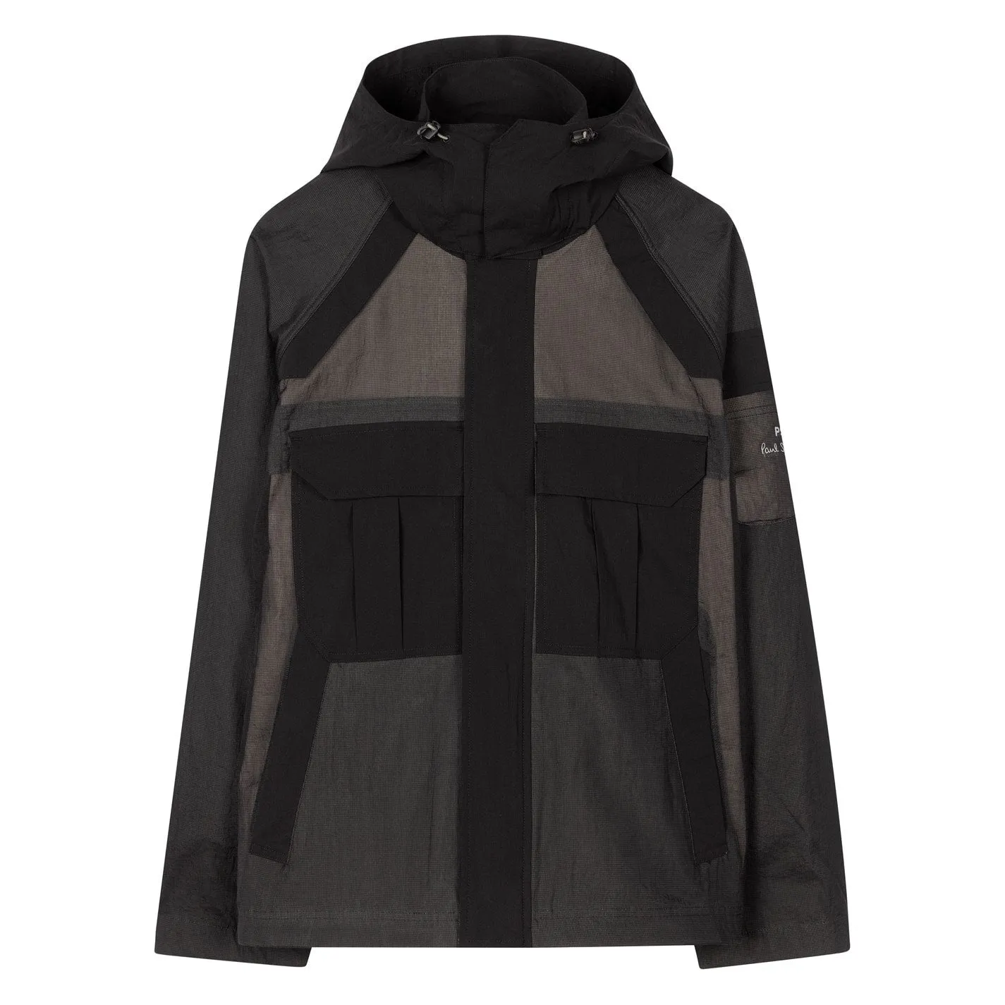 Paul Smith Contrast Panel Hooded Shell Jacket