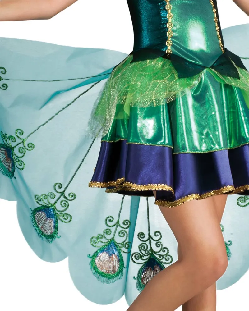 Peacock Deluxe Girls Costume