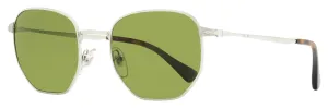 Persol Men's Sartoria Metal Sunglasses PO2446S 518/4E Silver 52mm