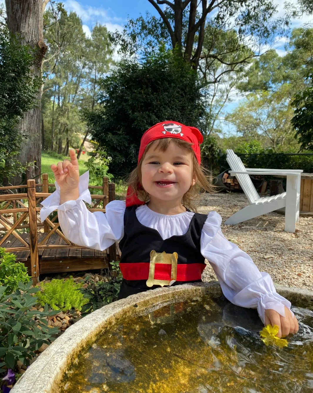 Petite Pirate Girls Toddler Costume