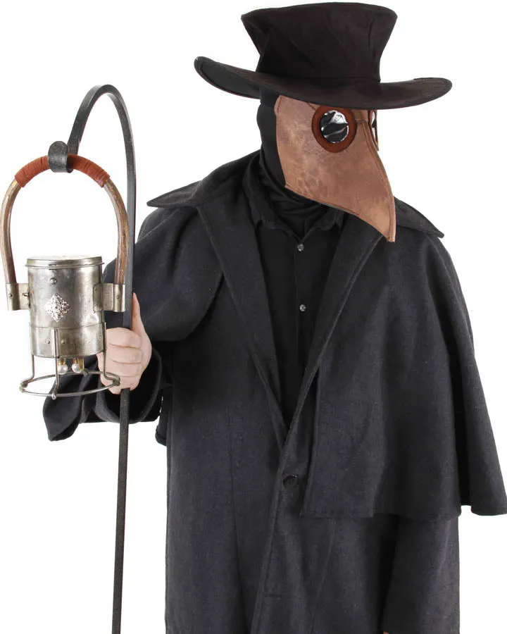 Plague Doctor Deluxe Mask and Hat