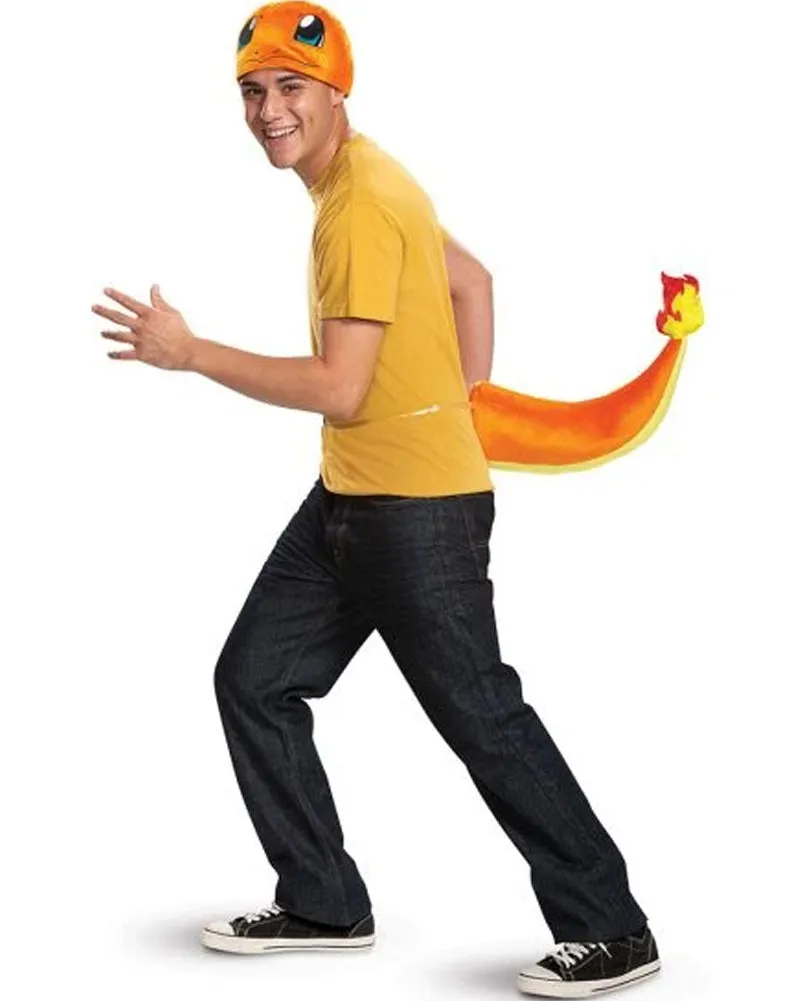 Pokemon Charmander Adult Hat and Tail Kit
