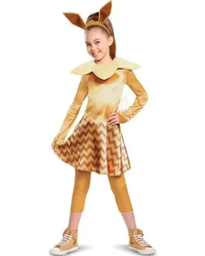 Pokemon Eevee Deluxe Girls Costume
