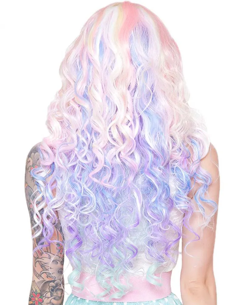 Premium Long Wavy Pastel Wig