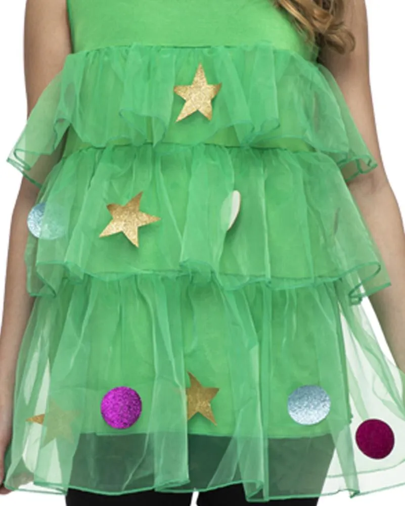 Pretty Christmas Tree Tunic Plus Size Womens Costume