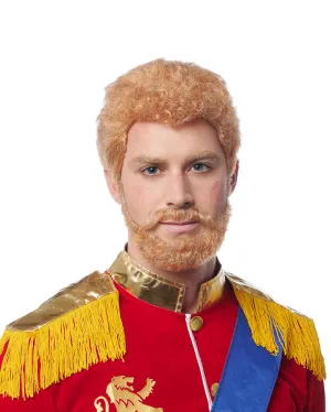 Prince Red Curly Wig and Beard